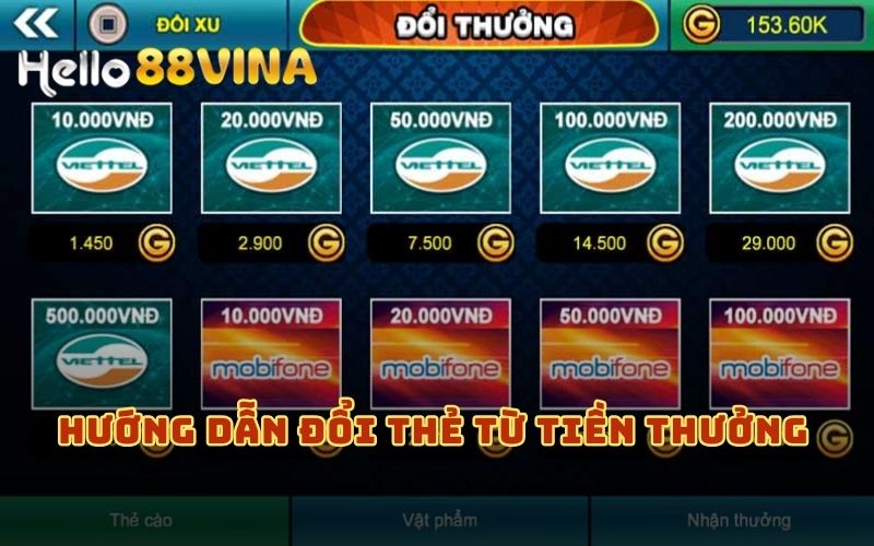 Bắn Cá Đổi Thẻ Cào – Chơi Vui Nhận Thưởng Cực Đã HELLO88 9 Các bước đổi thẻ nhanh chóng khi thắng trận