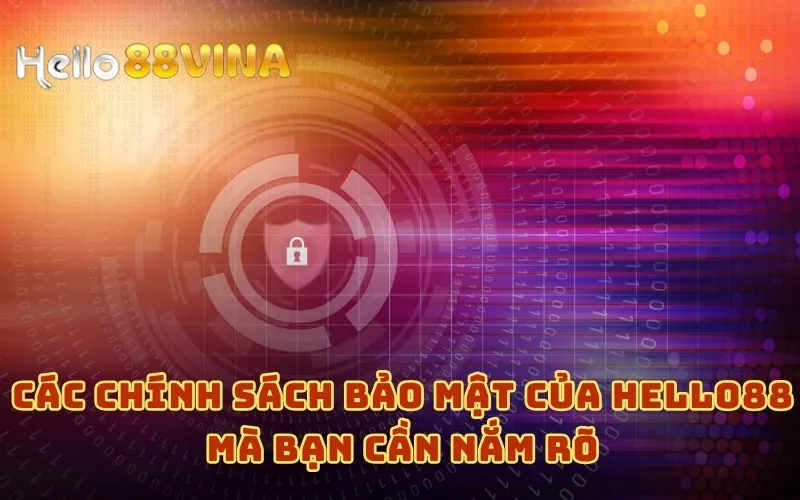 Chính Sách Bảo Mật HELLO88 7 Các chính sách bảo mật của HELLO88 mà bạn cần nắm rõ
