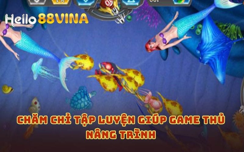 Bắn Cá Kui Lee - Trò Chơi Đổi Thưởng Hấp Dẫn Tại HELLO88 9 Chăm chỉ tập luyện để nâng cao tay súng