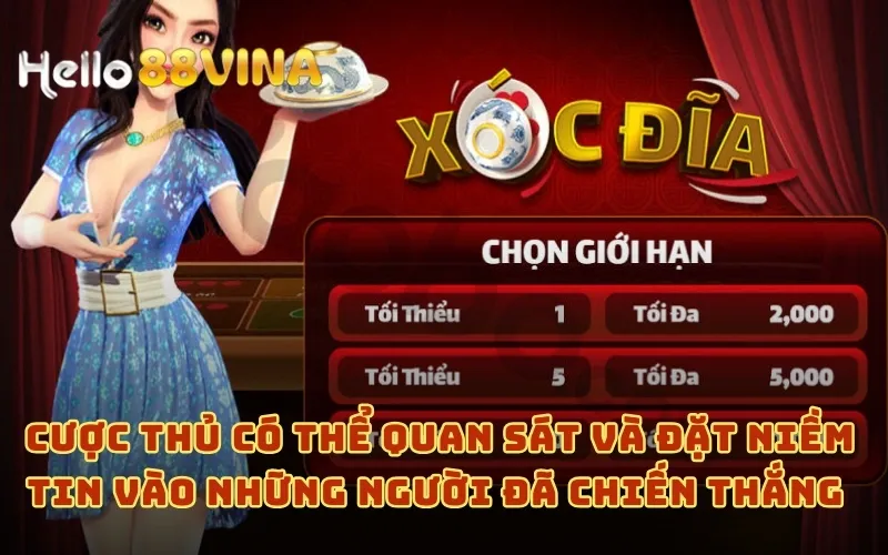 Top 5 Mẹo Chơi Xóc Đĩa Online Hiệu Quả Nhất Cho Tân Thủ 9 Cược thủ có thể quan sát và đặt niềm tin vào những người đã chiến thắng