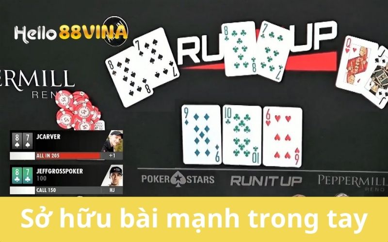 Short Deck Poker Là Gì? Cùng HELLO88 Tìm Hiểu Chi Tiết 8 Dễ dàng sở hữu bài mạnh trong tay