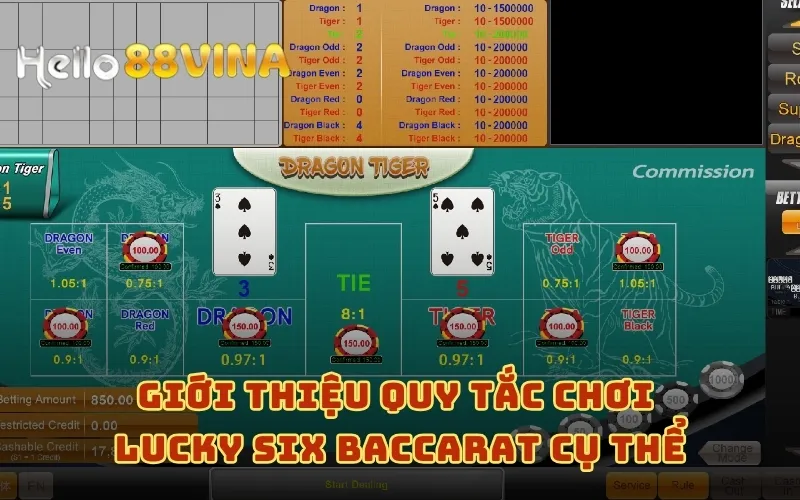 Lucky Six Baccarat Là Gì – Biến Thể Mới Của Game Baccarat 6 Thông tin về tựa game Lucky Six Baccarat