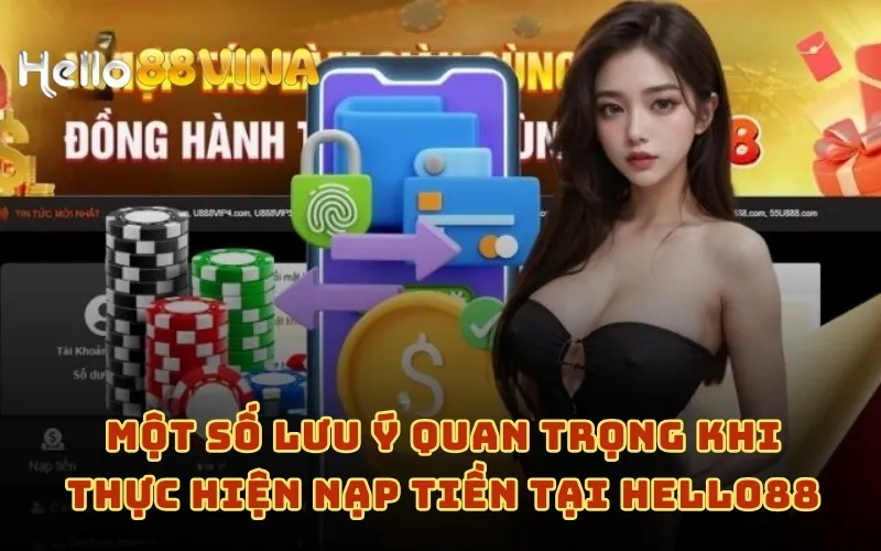 Hướng Dẫn Nạp Tiền 6 Một số lưu ý quan trọng khi thực hiện nạp tiền tại HELLO88