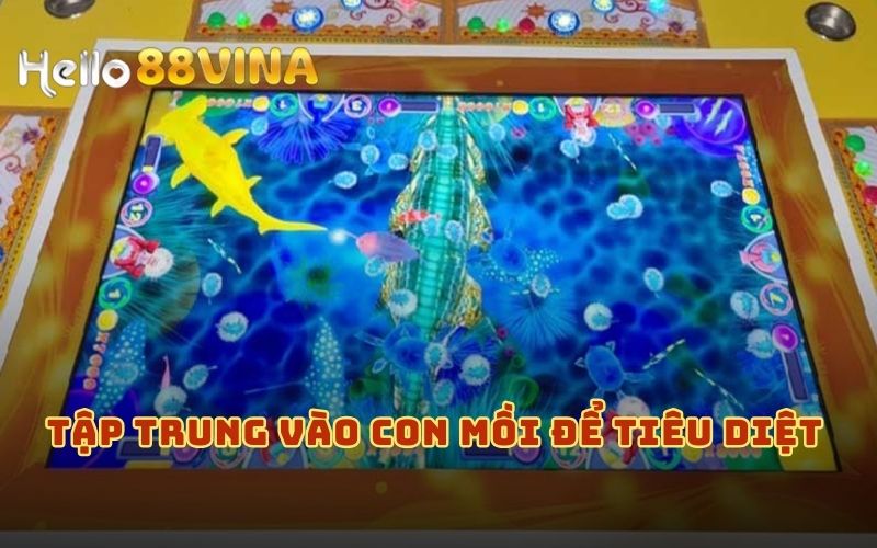 Bắn Cá Ở Siêu Thị - Bí Quyết Giành Nhiều Điểm Thưởng 7 Tập trung vào các con mồi phía trước để thuận tiện ra tay